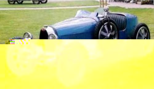 So ähnlich sieht der Bugatti meines Freundes aus, hatte leider keine Kamera mit,bei Ihm sind die Räder noch abgedeckt. Er sagte nur für das Ersatzrad bekäme man einen neuen Peugeot 103.<br />Bei über 300000 Eu. habe ich aufgehöhrt weiter zu fragen.